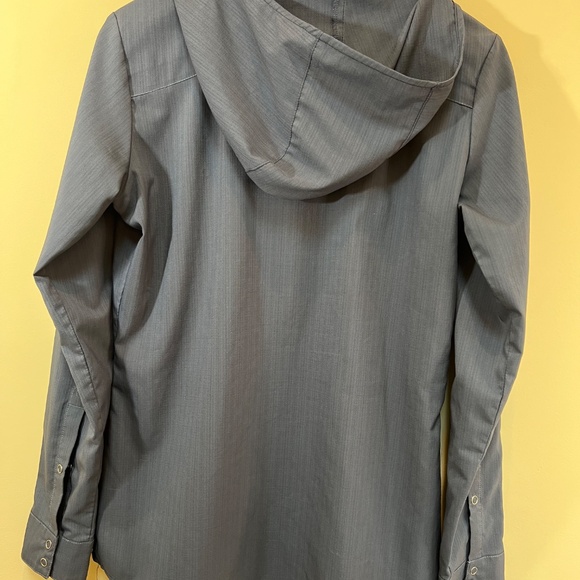 Kuhl Costa Hoodie Womens Size Medium Blue Lightweight Half Snap - Picture 3 of 8
